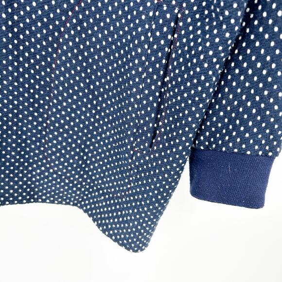 Faze Apparel Mens Polka Dot Wool Blend Button Up‎ Shirt Jacket Shacket Size L - Picture 4 of 6
